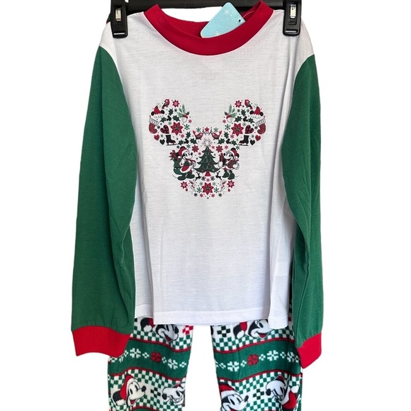 2pc.Disney's Mickey Mouse Christmas Pajama Set Boy/Unisex - Picture 1 of 6